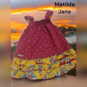 *0032 Matilda jane jumper dress girls 4